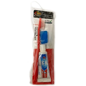 DF84584, Oral Fusion Travel Set Pouch w/ Crest TP, 706098845843