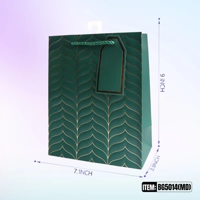 BG5014-MD, General  Gift Bags MD x4 Assted.  7.1"x3.9"x9", 887257150302