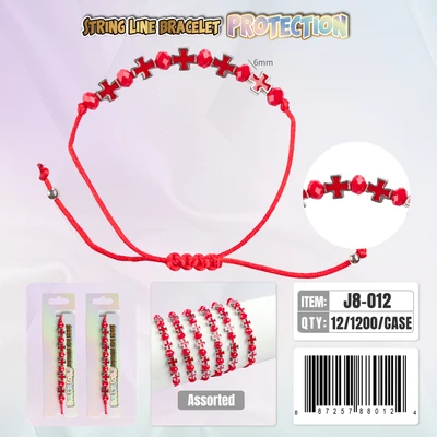 J8-012, String Line Protection Bracelet, 887257880124