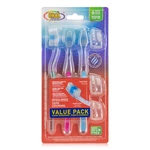 68009, Oral Fusion Toothbrush 6PK Crystal Bright Med, 191554680098