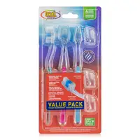 68009, Oral Fusion Toothbrush 6PK Crystal Bright Med, 191554680098