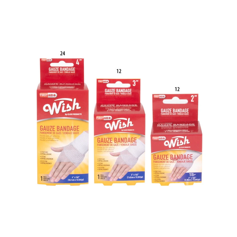 Wish Bandage Gauze Assorted Sizes