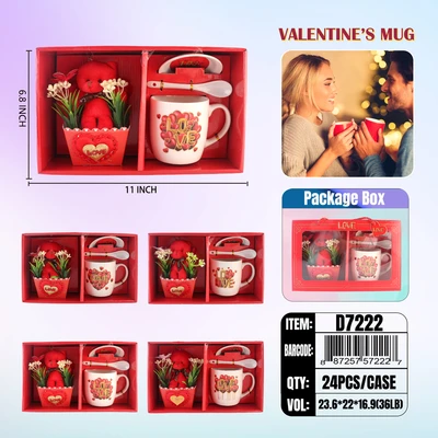 D7222, Valentine Mug Set, 887257572227