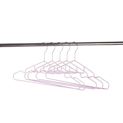 45029, Ideal Home White Velvet Hangers with Rose Gold Hooks 25PK, 191554450295