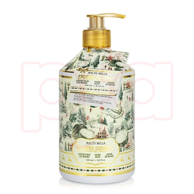 60643, Molto Bella Hand Soap  21.3 FL OZ Holiday Biege Tree Frosted coconut, 191554606432