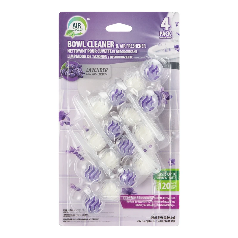 Air Fusion Toilet Bowl Cleaner 16pk Fresh Lavender