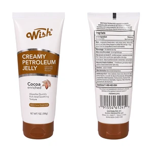 61241, Wish Creamy Petroleum Jelly Cocoa 7oz Tube, 191554612419