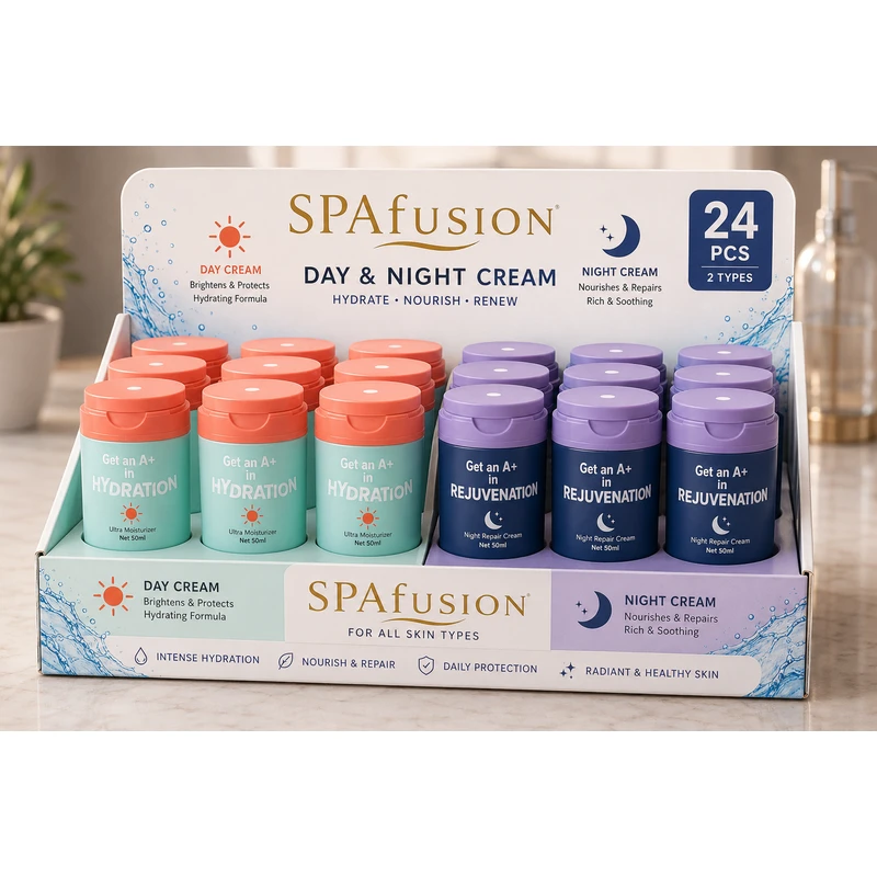 Day Cream with PDRN /Night Cream with PDRN 2 Sku Mix Display