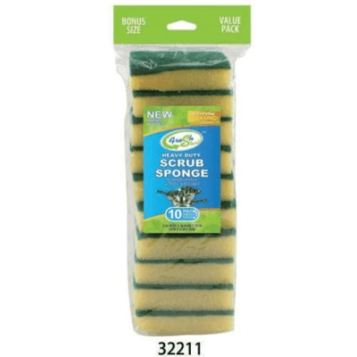 32211, Fresh Start Scrub Sponge 10PK, 191554322110