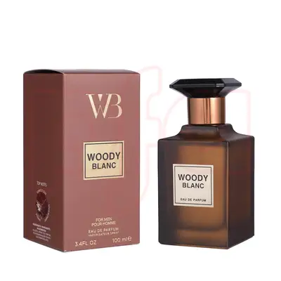 88233, Eau de Parfum 3.4 oz/100 ml Woody Blanc for Men - United Scents, 191554882331