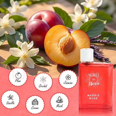 89134, Eau De Perfume 3.4 oz/100 ml Madrid Muse Scents — Solo En lbiza, 191554891340