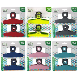 36072, Ideal Home Bag Clip Set w/ Magnet 2PK Jumbo, 191554360723