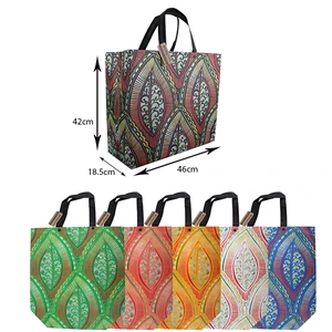 49013, Woven Bag Printed Morrocan, 191554490130