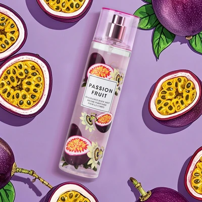 88625, Women's Fragrance Body Mist 8oz  PASSION FRUIT, 191554886254