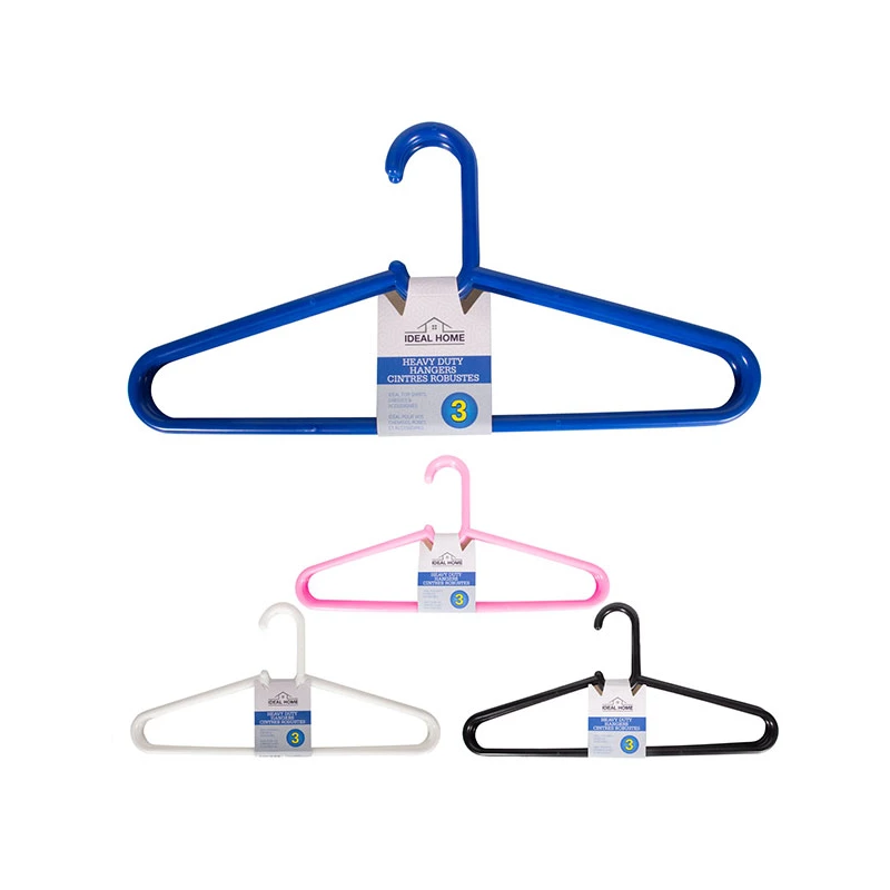 Ideal Home Plastic Hangers 3PK Basic HD