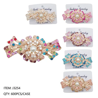 J3254, RHINESTONE HAIR CLIP, 887257832543