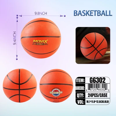 G6302, BasketBall Orange No.#7 Indoor & Outdoor, 887257463020