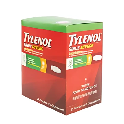 TYL25SS-20, Tylenol Sinus Severe Dispenser 25 x 2's, 655708019559