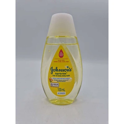 JJBW100, Johnsons Baby Hair & Body Wash Top to Toe 100ml