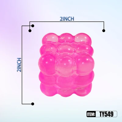 TY549, Squezy Relief Fidget Toys Ice Cube 2", 887258005496