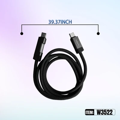W3522, FAST CHARGING DATA CABLE 1M 60W C-C, 6918033874335