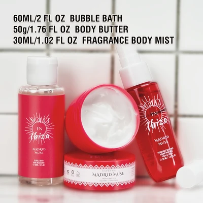 89517, Solo En Ibiza Bath & Body Travel Set 3PK – Madrid Muse, 191554895171