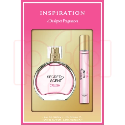 88916, Women's 2pcs Vial Set SECRET SCENT CRUSH 50ml/1.7fl.oz+10ml/0.34fl.oz EDP, 191554889163