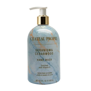 60830, Chateau Propre Hand Wash Geranium&Cedarwood 16.9oz/500ml, 191554608306