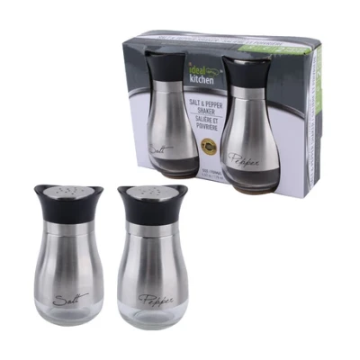 BL33023, Ideal Kitchen Salt & Pepper Shaker Stainless Steel, 191554330238