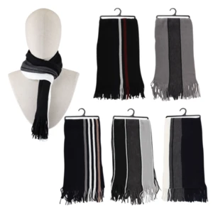 13005, Thermaxxx Mens scarf 22*180cm Lines, 191554130050