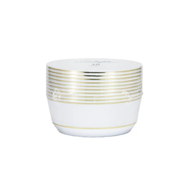 36356, EP 10PK 8oz Dessert Bowl White+Gold, 191554363564