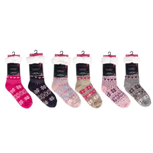 12041, Thermaxxx Sherpa Socks Assorted, 191554120419
