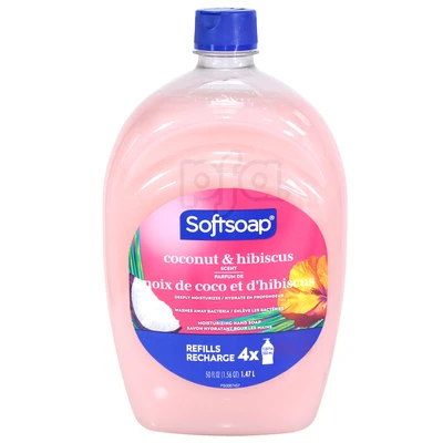 SS50R-CH, Softsoap 50oz Refill Hand Soap Coconut & Hibiscus, 035000982483