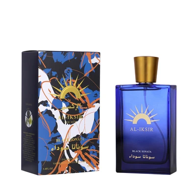 89756, Men's EDP 100ml/3.4 fl.oz  AL-IKSIR BLACK SONATA, 191554897564