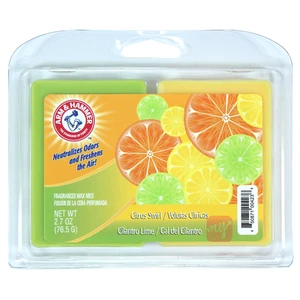 AH27MC, Arm & Hammer 2.7oz 2-Tone Wax Melt Citrus, 850871004238