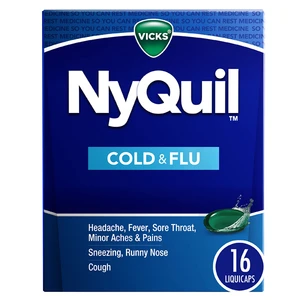 NQ-DP16, NyQuil Cold & Flu Display Box 16's