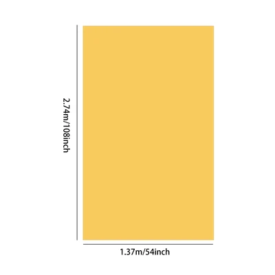 50009, Party Central Heavy Duty Rectangle Plastic Tablecover - Yellow, 191554500099