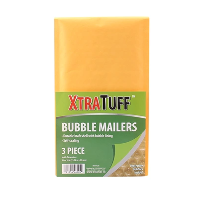 46205, XtraTuff Bubble Envelope 6x10in 3PK, 191554462052