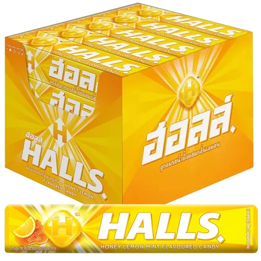 HAL9-20-HL, Halls Stick 9CT Honey Lemon, 8850338008641