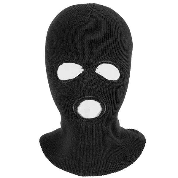 10030, Thermaxxx Winter Face Mask 3 Holes w/ Fleece Lining, 191554100305