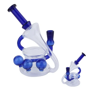 55405, Glass Bong Color 18.5cm, 036882554058