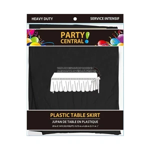 50018, Table Skirt Rectangular Black, 191554500181