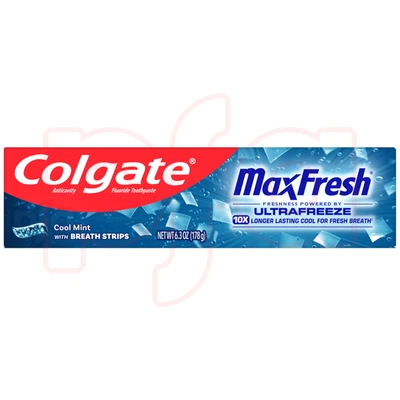 CTP63MF-COOL, Colgate 6.3oz Max Fresh Toothpaste Cool Mint, 035000996671