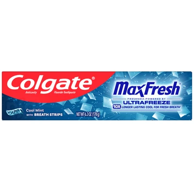 CTP63MF-COOL, Colgate 6.3oz Max Fresh Toothpaste Cool Mint, 035000996671