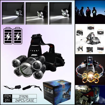 ZFR216, 5 LIGHT ZOOMABLE HEADLAMP, 887257002168