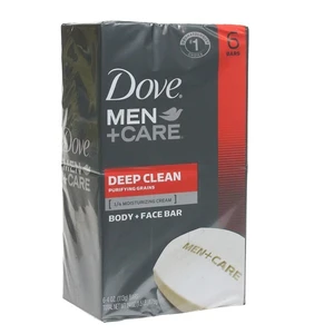 DM4DC, Dove Men Bar Soap 4oz 6PK Deep Clean, 011111012097