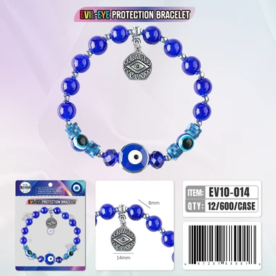 EV10-014, Evil Eye Bracelet Protection, 887257880018