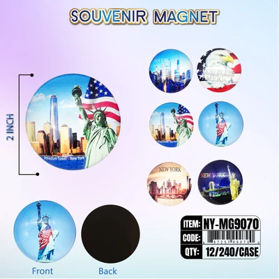 NY-MG9070, New York 3D Souvenir  Magnet, 887257990700