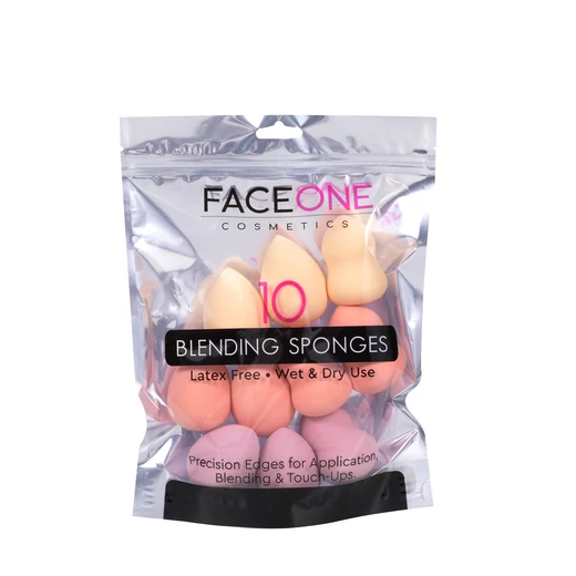 20014, FaceOne 10-Piece Makeup Blending Sponges Set, 191554200142