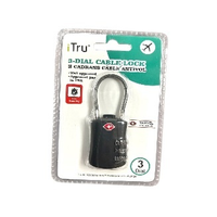 3 Dial Cable Lock- TSA Approved